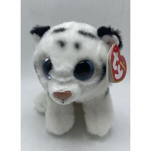 Ty Beanie Babies Tundra The White Tiger Glitter Eyes 2017